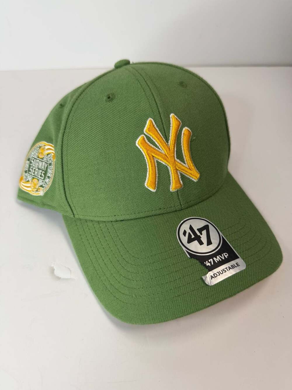 '47 Brand New York Yankees Subway Series MVP OSFA Green Hat NWT